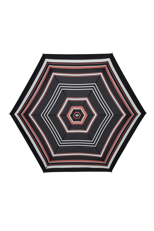 Samsonite Alu Drop S 3 Sect. Manual Flat  Coral Stripes