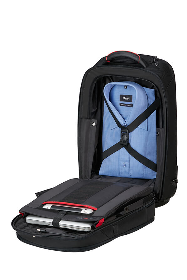 Samsonite Pro-DLX 6 Laptop Backpack with Wheels  17.3inch Sort
