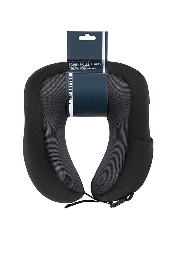 Samsonite Ta Revolution Ergonomic Memory Foam Pillow  Sort