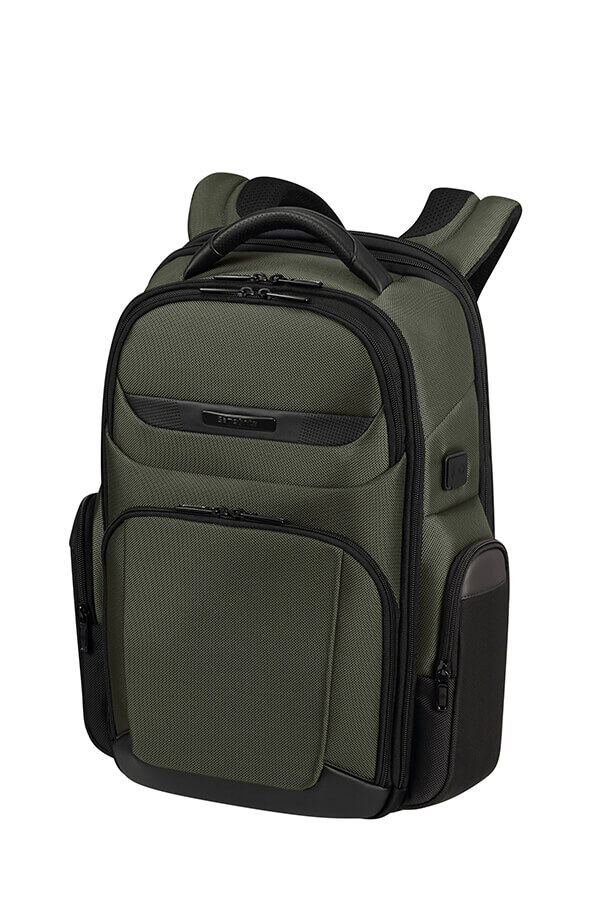 Samsonite Pro-Dlx 6 Backpack 3 Volume Expandable 15.6'  Green
