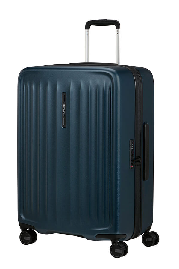 Samsonite Fyrm Spinner Expandable 67cm  Steel Blue