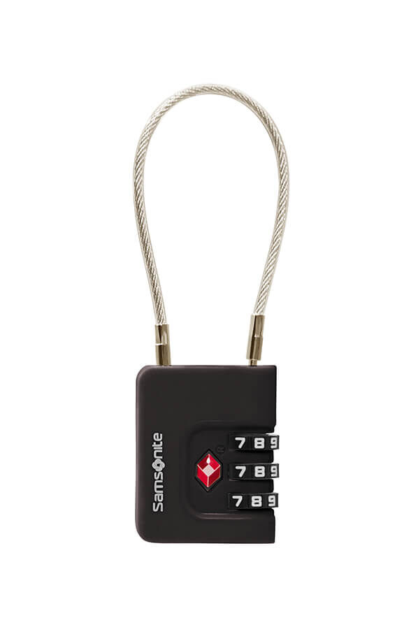 Samsonite Ta Revolution Cablelock 3 dial TSA  Sort