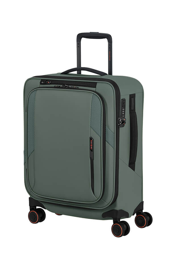 Samsonite Glazed Spinner Expandable 55cm  Salviegr&oslash;n