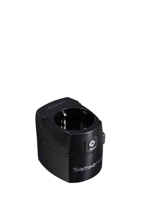 Samsonite Travel Accessories World Adaptor Pro 3-P+USB Sort