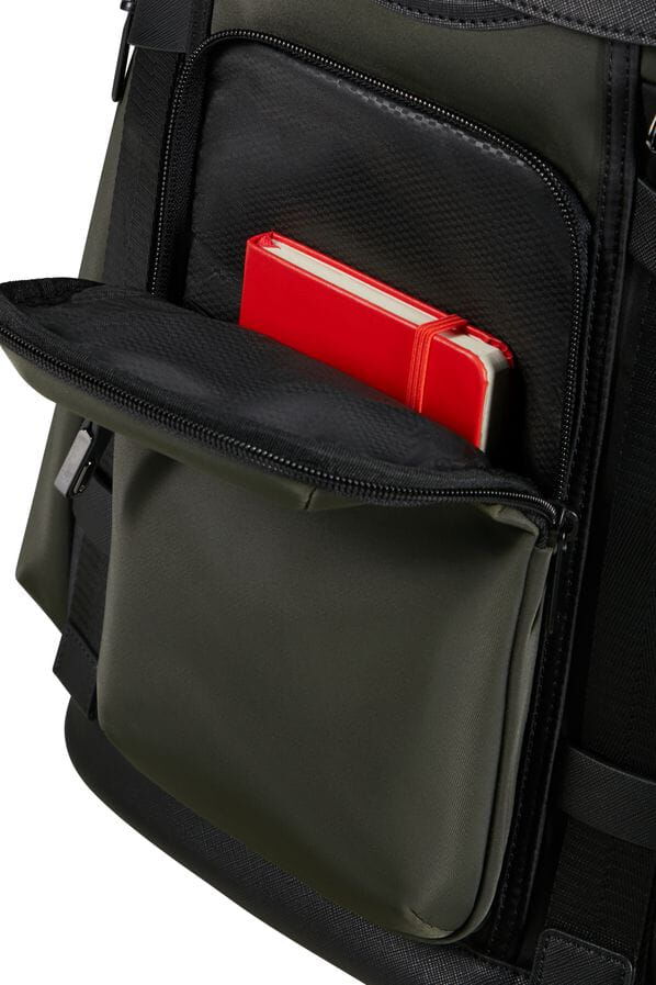 Samsonite Relyon Backpack M 15.6'' with flap  Gr&oslash;n