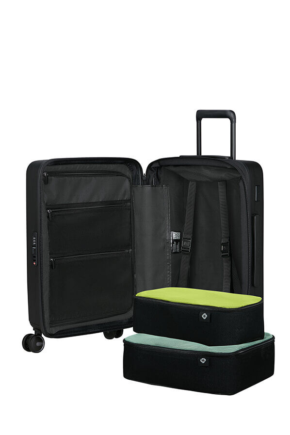 Samsonite Restackd Spinner Expandable 55cm  Black