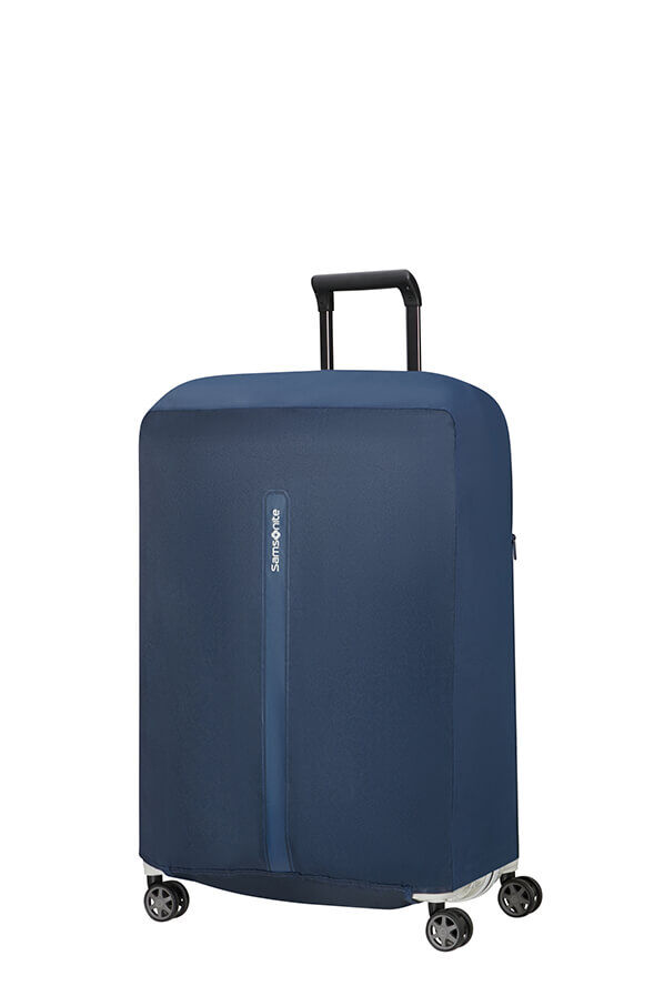 Samsonite Ta Revolution Foldable Luggage Cover M  Midnatsbl&aring;
