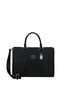 Image Biz Leather Briefcase 15.6" | Samsonite Image Biz Leather Briefcase 15.6'  Black