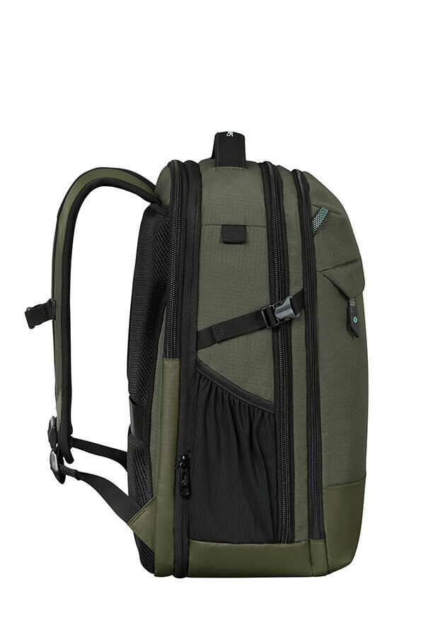Samsonite Roadseeker Laptop Backpack Expandable L  M&oslash;rk oliven
