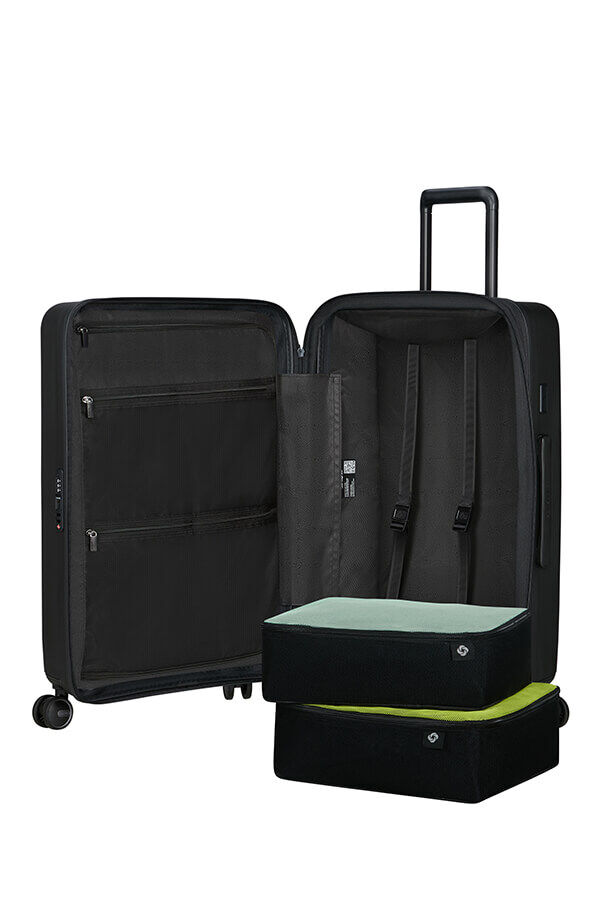 Samsonite Restackd Spinner Expandable 68cm  Sort