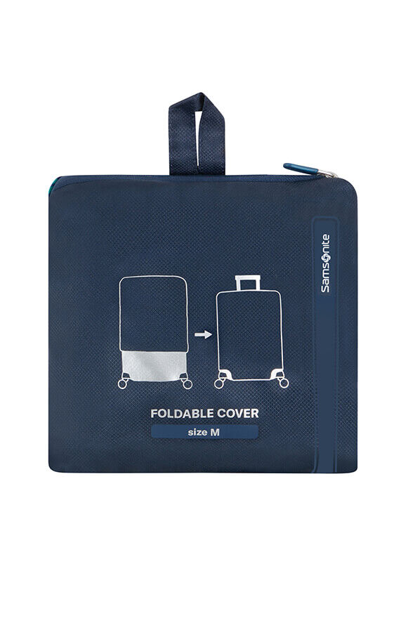 Samsonite Ta Revolution Foldable Luggage Cover M  Midnatsbl&aring;