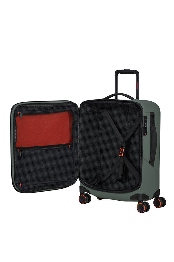Samsonite Glazed Spinner Expandable 55cm  Salviegr&oslash;n