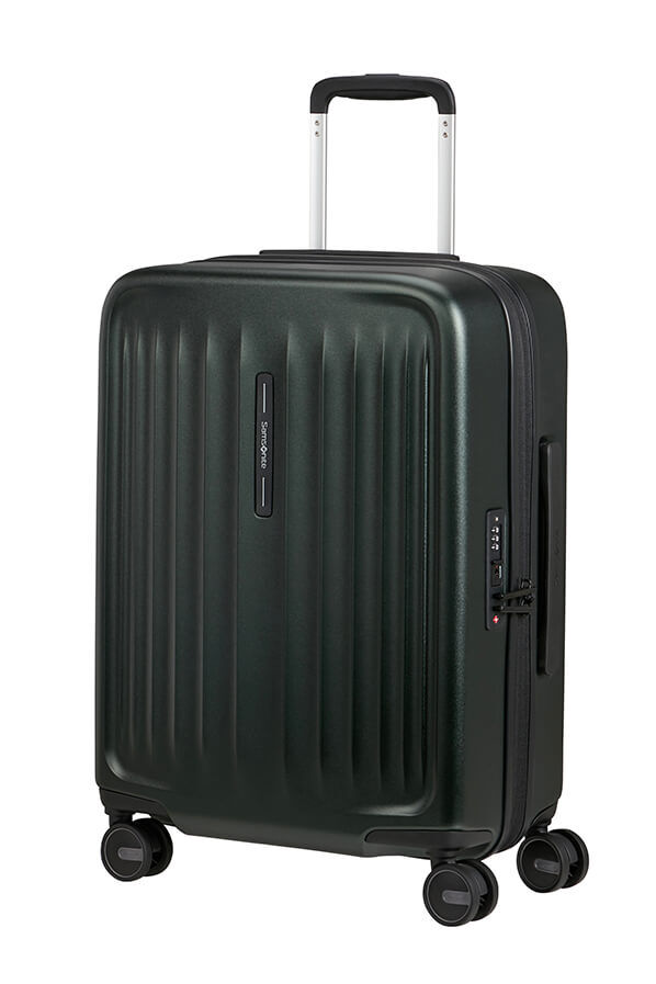 Samsonite Fyrm Spinner Expandable 55cm  Deep Green