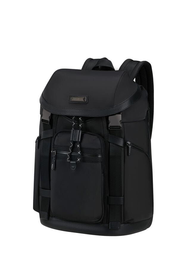 Samsonite Relyon Backpack M 15.6'' with flap  Sort