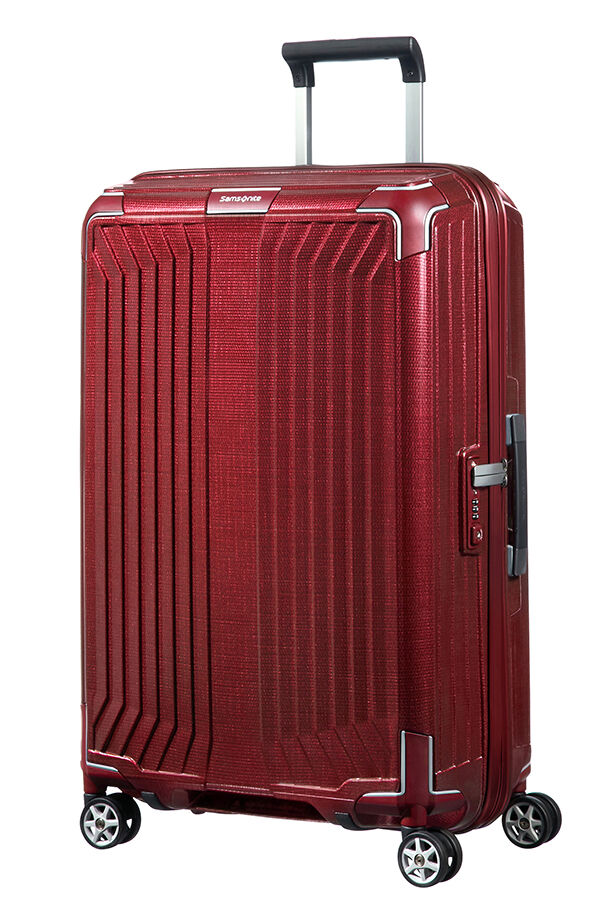 Vejrtrækning klo Springboard Lite-Box Spinner 69cm Deep Red | Rolling Luggage Danmark
