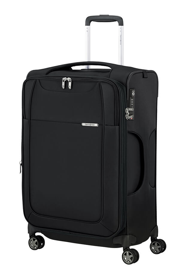 Spinner Expandable 63cm Sort Rolling Luggage Danmark