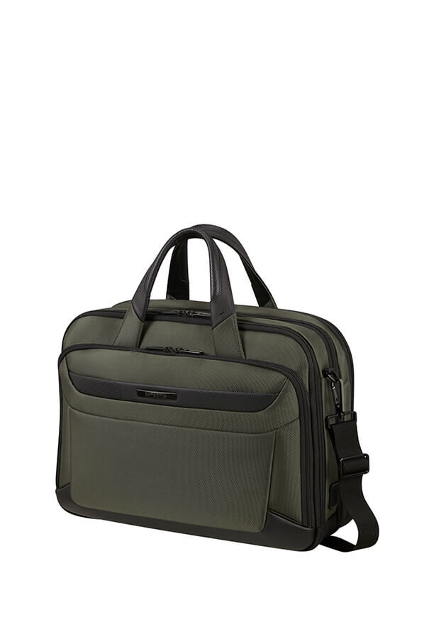 Samsonite Pro-Dlx 6 Bailhandle Expandable 15.6'  Gr&oslash;n