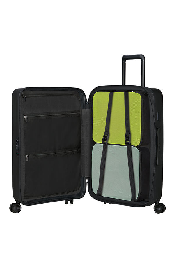 Samsonite Restackd Spinner Expandable 68cm  Sort