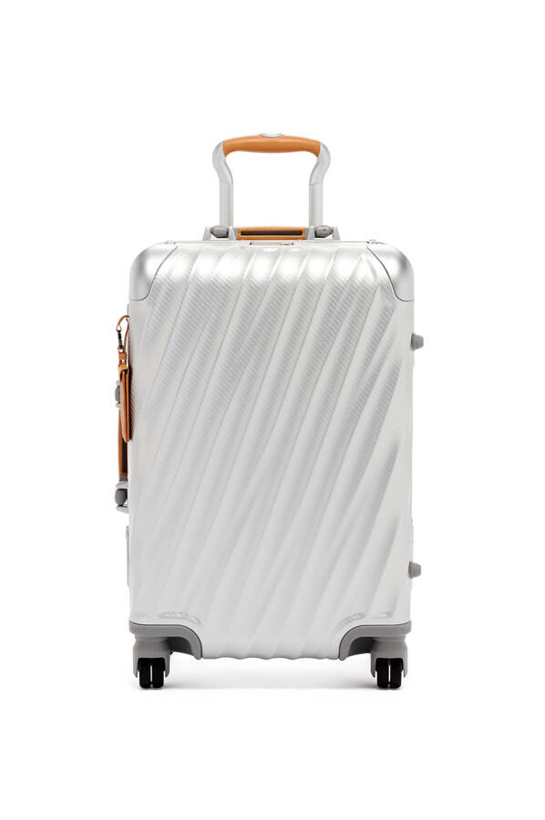 TUMI 19 Degree Aluminum INTERNATIONAL CARRY-ON Texture Silver