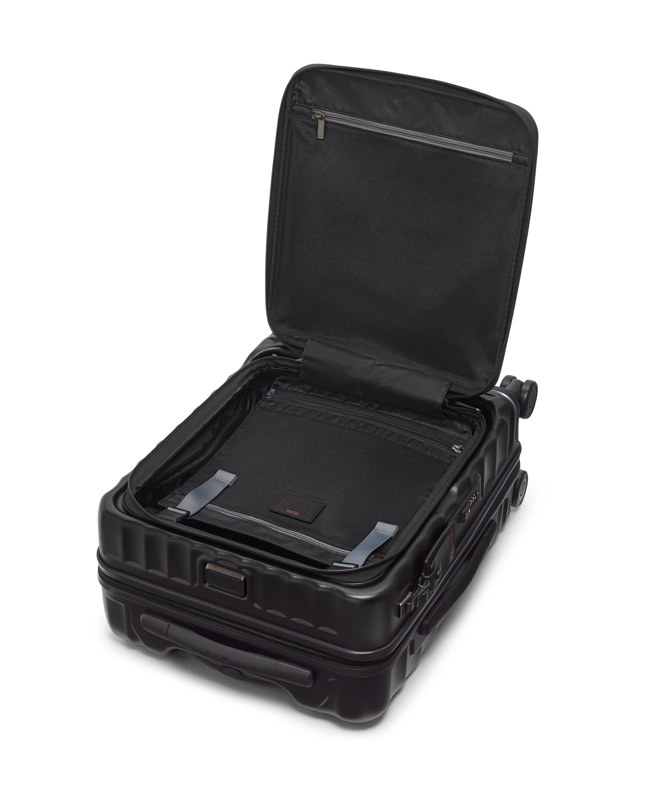 19 Degree Front Access Ekspanderbar kuffert med 4 hjul 55cm