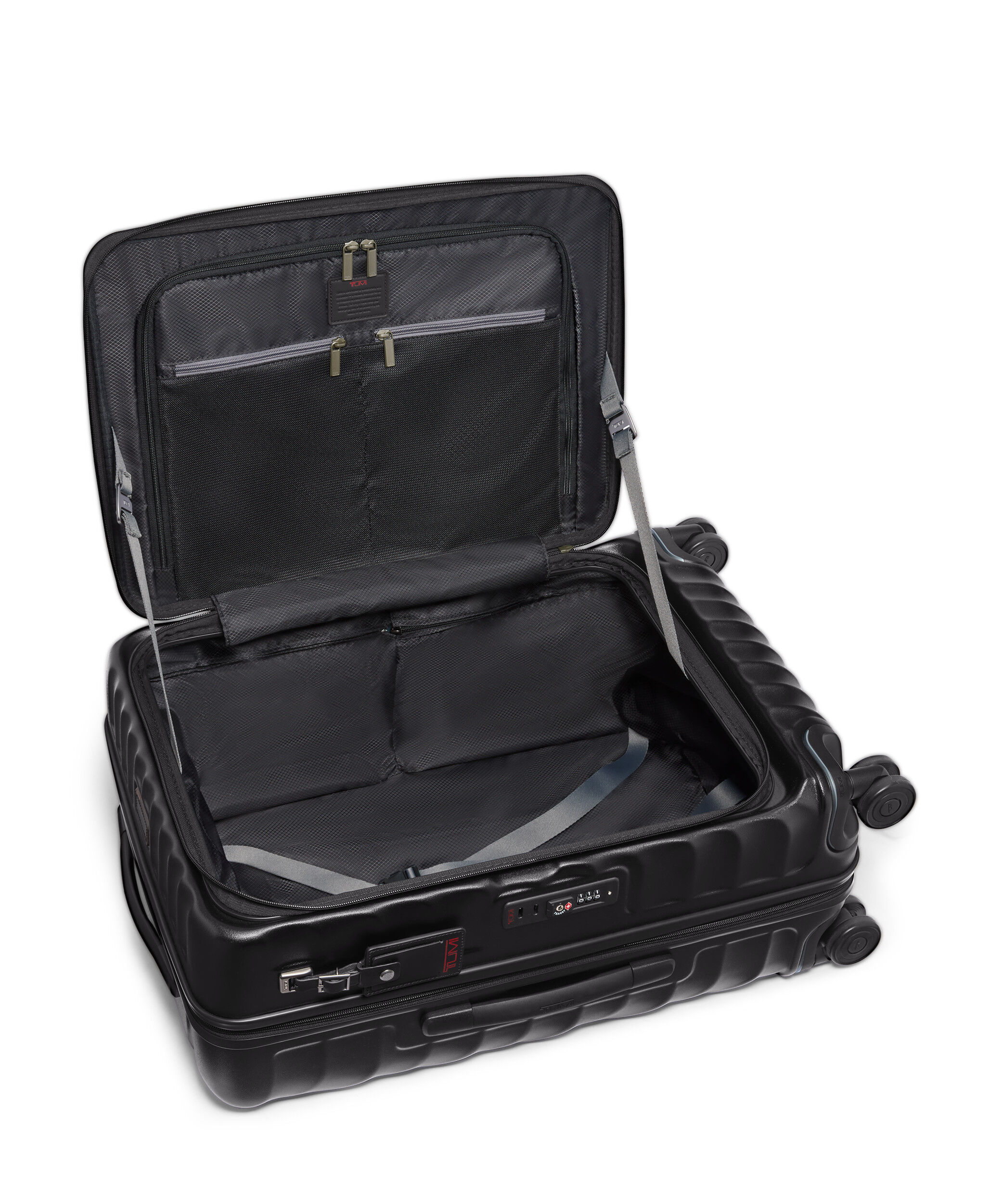 19 Degree Front Access Ekspanderbar kuffert med 4 hjul 66 cm