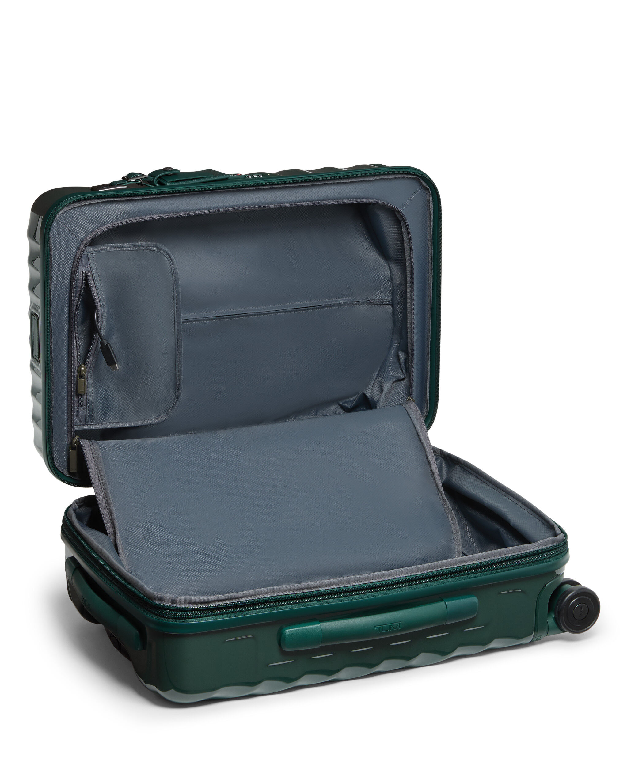 19 DEGREE Ekspanderbar kuffert med 4 hjul 55 cm - Int.