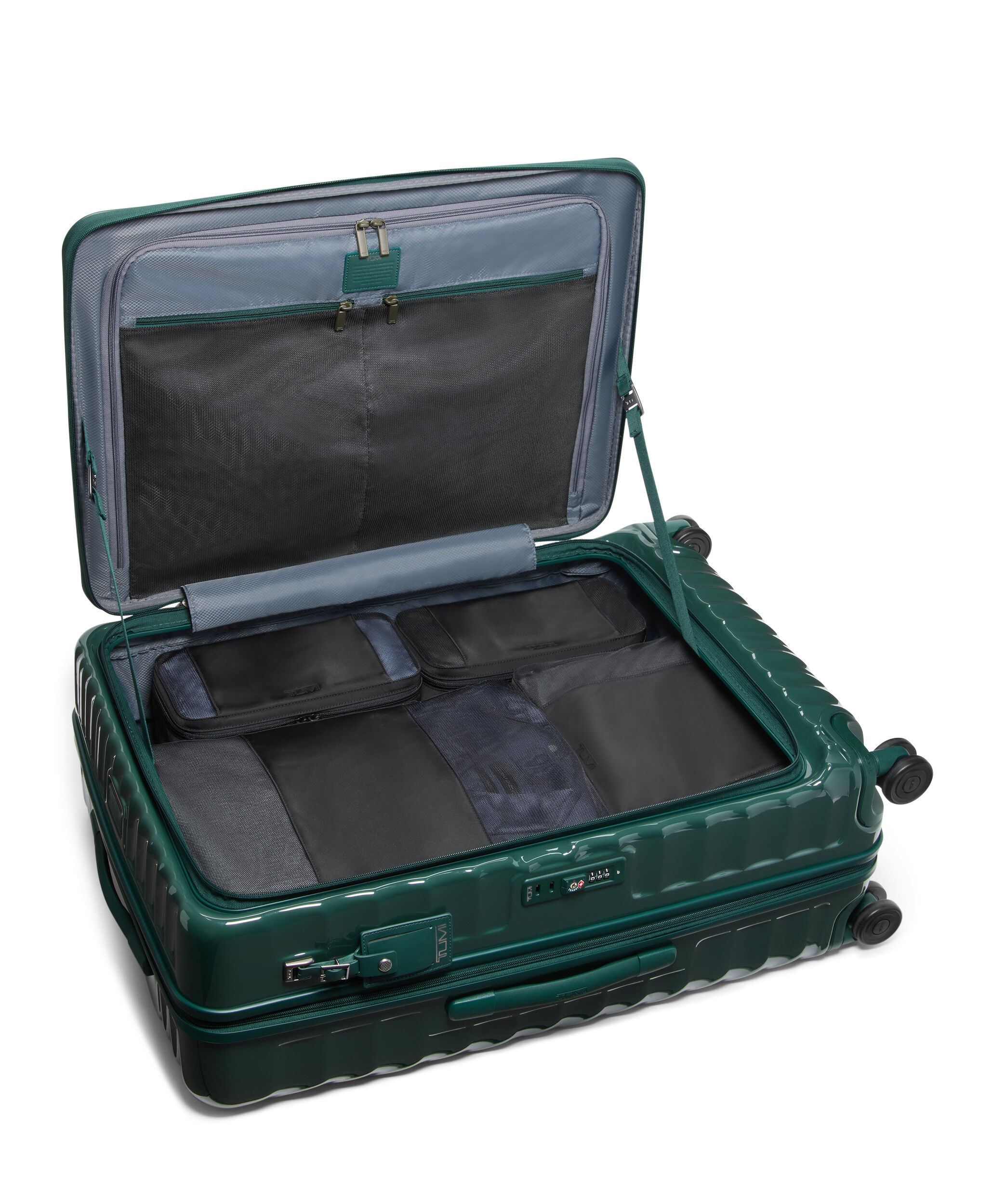 19 DEGREE FRONT ACCESS Ekspanderbar kuffert med 4 hjul 66 cm