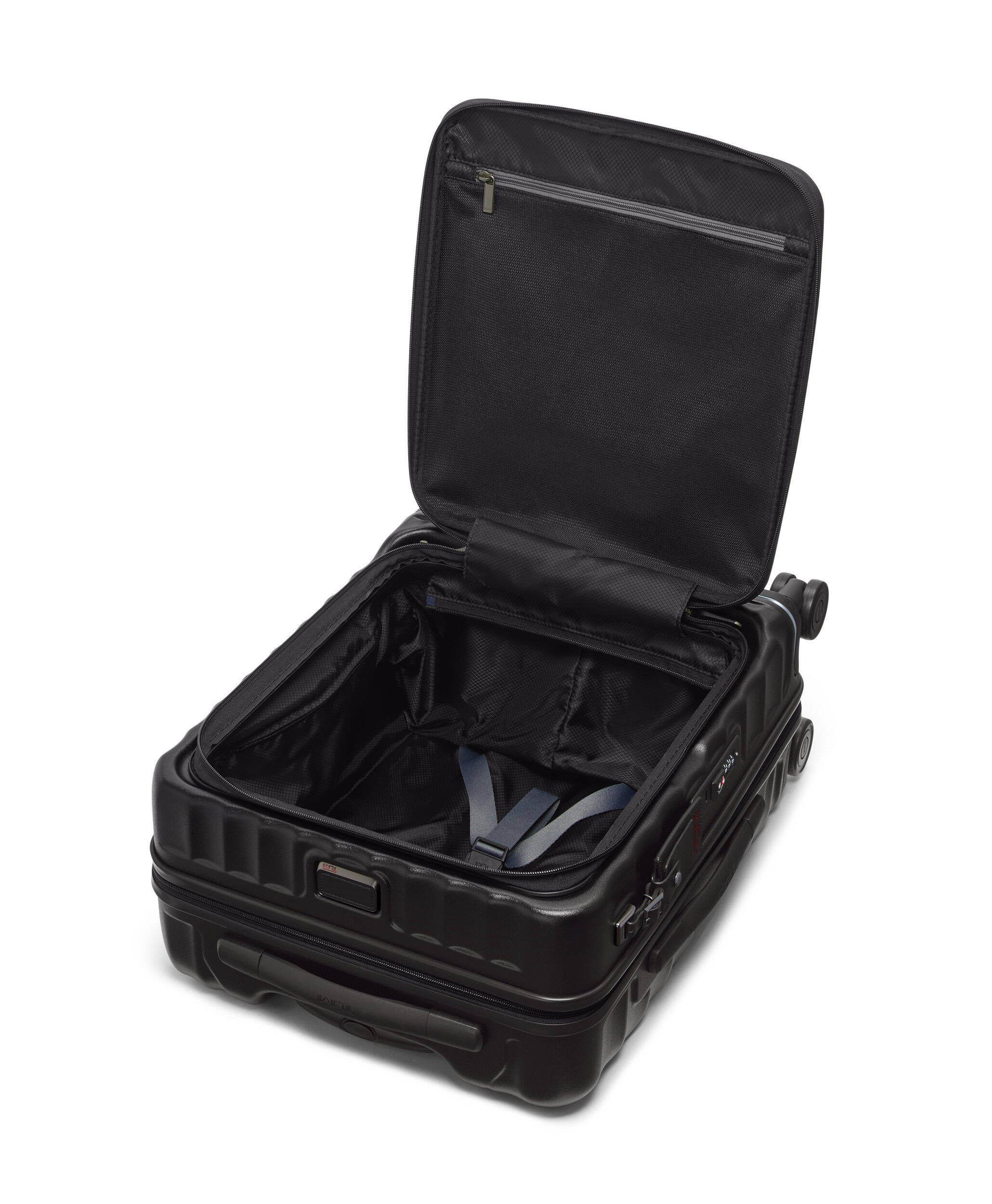 19 Degree Front Access Ekspanderbar kuffert med 4 hjul 55cm