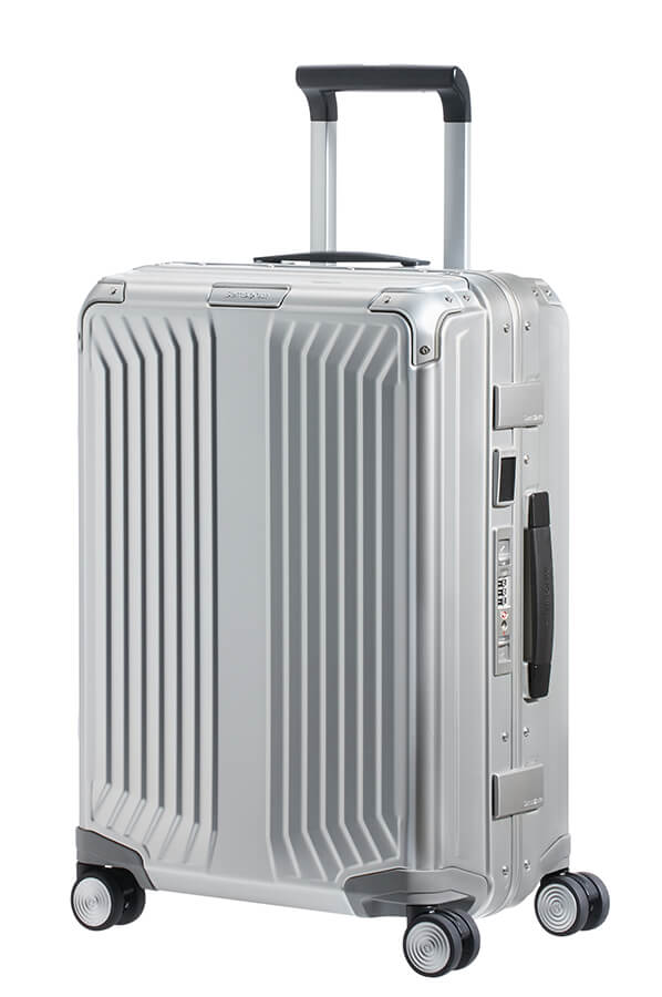 Samsonite LiteBox Alu Kuffert med 4 hjul 55cm Aluminium Rolling Luggage